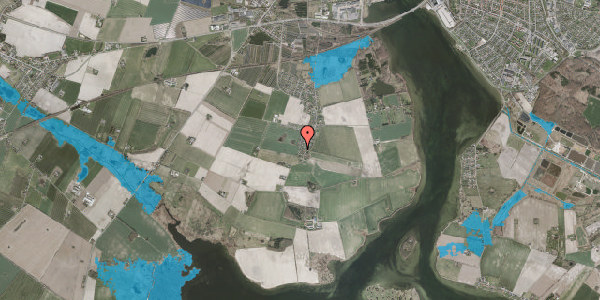 Oversvømmelsesrisiko fra vandløb på Tingvej 5, 4800 Nykøbing F