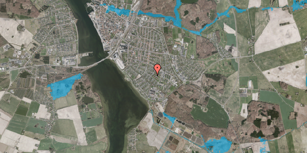 Oversvømmelsesrisiko fra vandløb på Vendsysselvej 44, 2. th, 4800 Nykøbing F