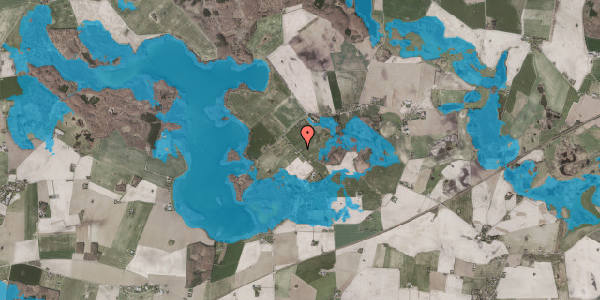 Oversvømmelsesrisiko fra vandløb på Næsvej 8, 4894 Øster Ulslev