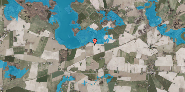 Oversvømmelsesrisiko fra vandløb på Sørupvej 3, 4894 Øster Ulslev