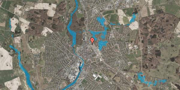 Oversvømmelsesrisiko fra vandløb på Dehnsvej 12, 2. 3, 4700 Næstved
