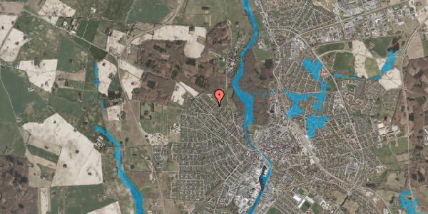 Oversvømmelsesrisiko fra vandløb på Enebærvej 13, 4700 Næstved
