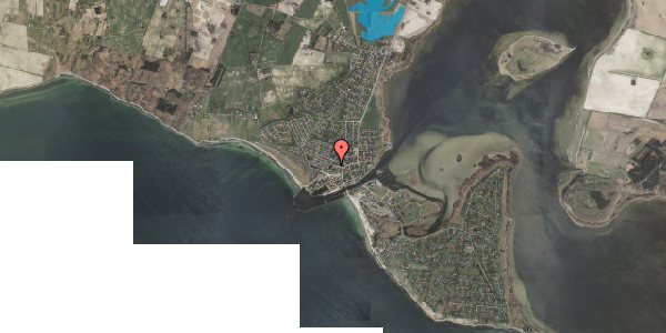 Oversvømmelsesrisiko fra vandløb på Lodshaven 14, 4736 Karrebæksminde
