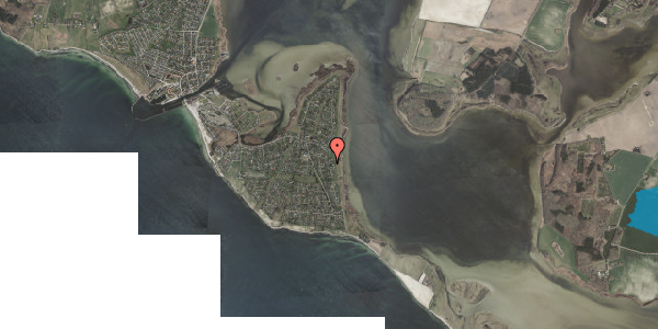 Oversvømmelsesrisiko fra vandløb på Strandgårdsvej 18, 4736 Karrebæksminde