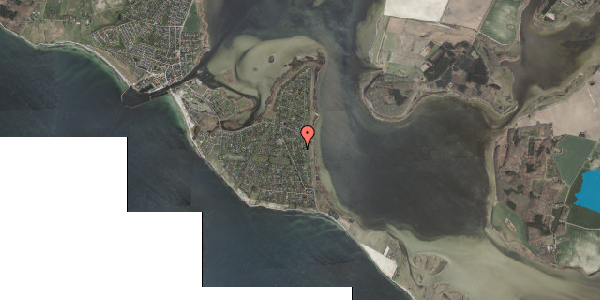 Oversvømmelsesrisiko fra vandløb på Strandgårdsvej 22, 4736 Karrebæksminde