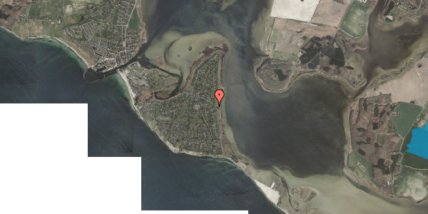 Oversvømmelsesrisiko fra vandløb på Strandgårdsvej 33, 4736 Karrebæksminde