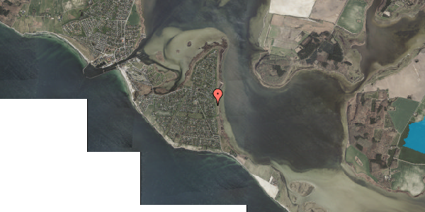 Oversvømmelsesrisiko fra vandløb på Strandgårdsvej 39, 4736 Karrebæksminde