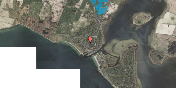 Oversvømmelsesrisiko fra vandløb på Wondasvej 64E, 4736 Karrebæksminde