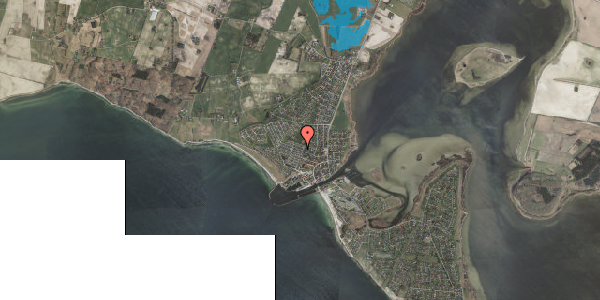 Oversvømmelsesrisiko fra vandløb på Wondasvej 65E, 4736 Karrebæksminde