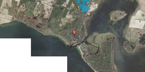 Oversvømmelsesrisiko fra vandløb på Wondasvej 67E, 4736 Karrebæksminde