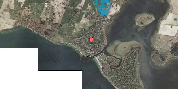 Oversvømmelsesrisiko fra vandløb på Wondasvej 67F, 4736 Karrebæksminde