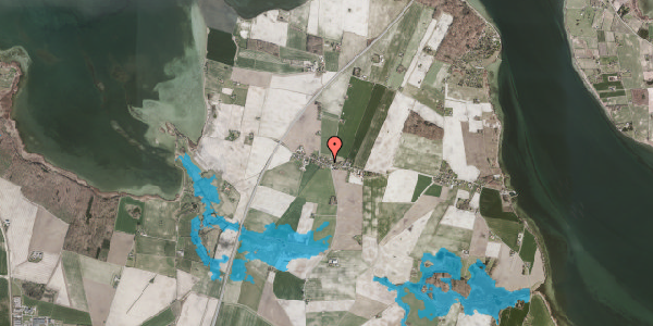 Oversvømmelsesrisiko fra vandløb på Skovby Tværvej 22, 4840 Nørre Alslev