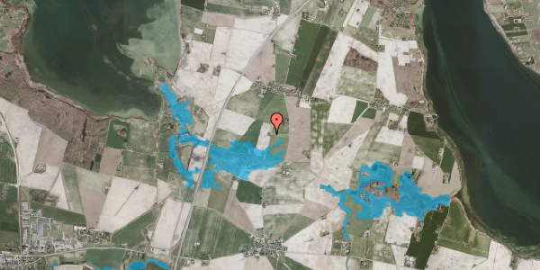 Oversvømmelsesrisiko fra vandløb på Skovbyvej 29, 4840 Nørre Alslev