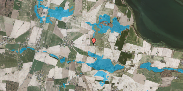 Oversvømmelsesrisiko fra vandløb på Stubbekøbingvej 89, 4840 Nørre Alslev