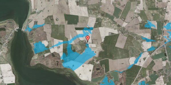 Oversvømmelsesrisiko fra vandløb på Sundbyvej 43, 4862 Guldborg