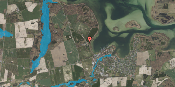 Oversvømmelsesrisiko fra vandløb på Nysøvej 1A, 4720 Præstø