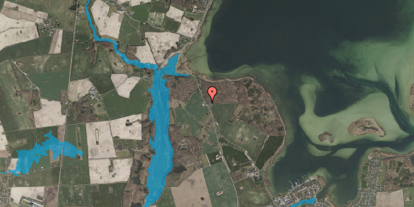 Oversvømmelsesrisiko fra vandløb på Præstø Overdrev 10, 4720 Præstø