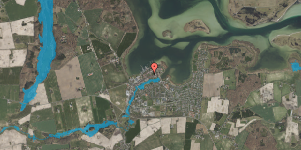 Oversvømmelsesrisiko fra vandløb på Rådhusstræde 3A, 4720 Præstø