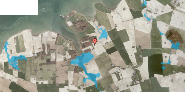 Oversvømmelsesrisiko fra vandløb på Byskovvej 21, 4913 Horslunde