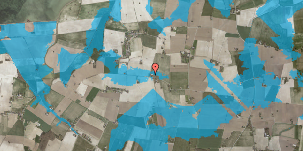 Oversvømmelsesrisiko fra vandløb på Skovbyvej 10, 4900 Nakskov