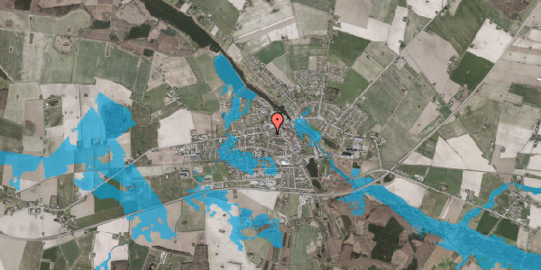 Oversvømmelsesrisiko fra vandløb på Juniorsgade 26, st. th, 4990 Sakskøbing