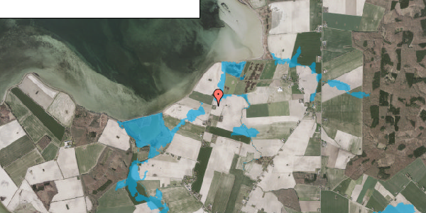 Oversvømmelsesrisiko fra vandløb på Skovbyvej 46, 4990 Sakskøbing