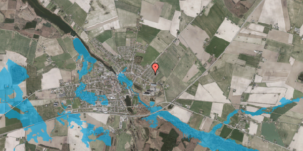 Oversvømmelsesrisiko fra vandløb på Valmuevej 7, 4990 Sakskøbing