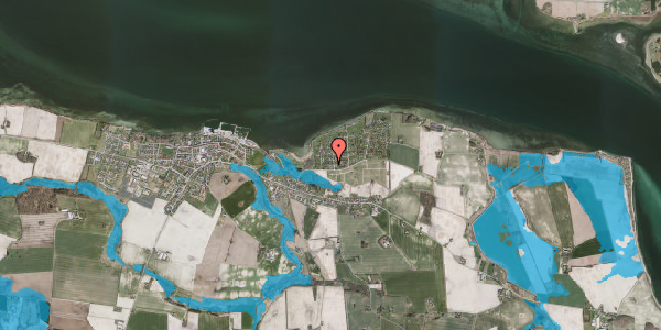 Oversvømmelsesrisiko fra vandløb på Birkehegnet 9, 4850 Stubbekøbing