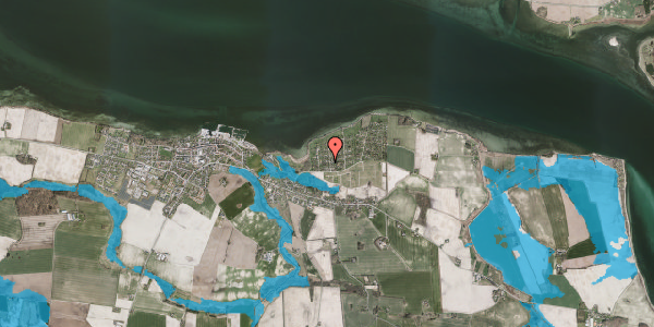 Oversvømmelsesrisiko fra vandløb på Birkehegnet 15, 4850 Stubbekøbing