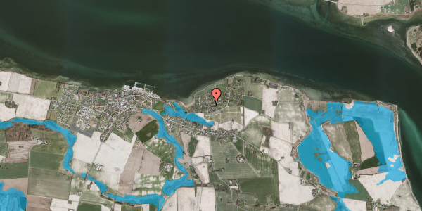 Oversvømmelsesrisiko fra vandløb på Birkehegnet 16, 4850 Stubbekøbing