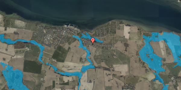 Oversvømmelsesrisiko fra vandløb på Møllemarken 31A, 4850 Stubbekøbing