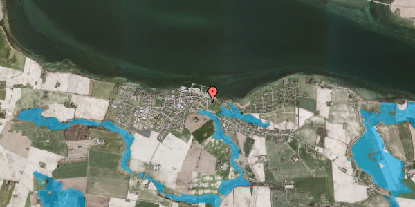 Oversvømmelsesrisiko fra vandløb på Møllestræde 9, 4850 Stubbekøbing