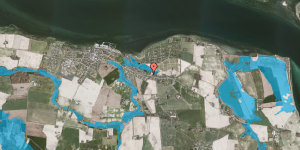 Oversvømmelsesrisiko fra vandløb på Orevej 49, 4850 Stubbekøbing