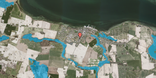 Oversvømmelsesrisiko fra vandløb på Præstemarken 14, 4850 Stubbekøbing
