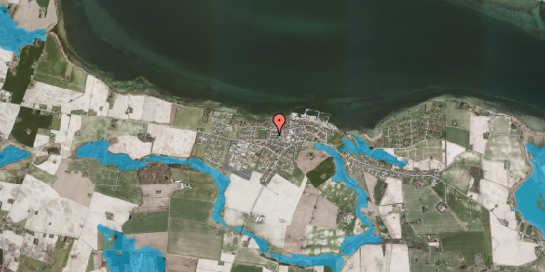 Oversvømmelsesrisiko fra vandløb på Rosenvængets Alle 4, 4850 Stubbekøbing