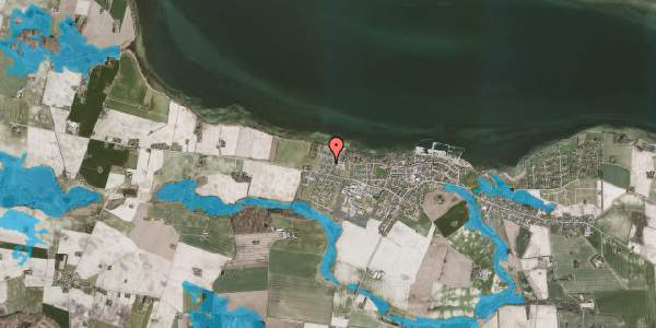 Oversvømmelsesrisiko fra vandløb på Strandvænget 4, 4850 Stubbekøbing