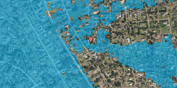 Oversvømmelsesrisiko fra vandløb på Valmuevej 34, 4873 Væggerløse
