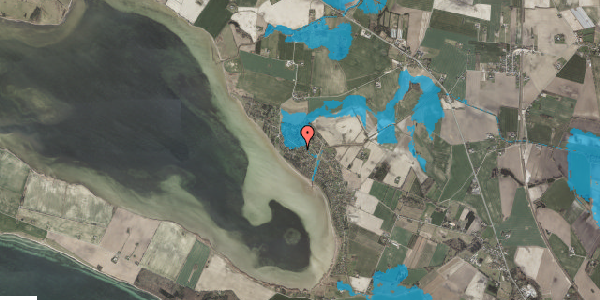 Oversvømmelsesrisiko fra vandløb på Dalvej 17, 4760 Vordingborg