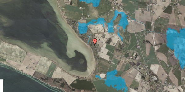 Oversvømmelsesrisiko fra vandløb på Strandskadevej 22, 4760 Vordingborg