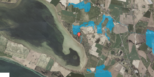 Oversvømmelsesrisiko fra vandløb på Tranevænget 5, 4760 Vordingborg