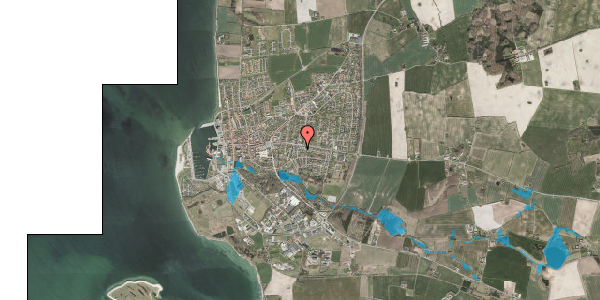 Oversvømmelsesrisiko fra vandløb på Berildsvej 10, 5610 Assens