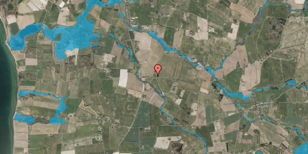 Oversvømmelsesrisiko fra vandløb på Mygindvej 11, 5610 Assens