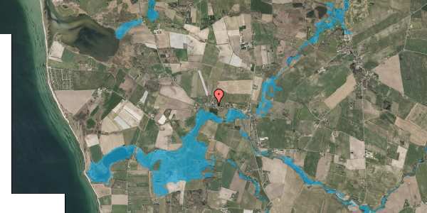 Oversvømmelsesrisiko fra vandløb på Sandager Kirkevej 31, 5610 Assens