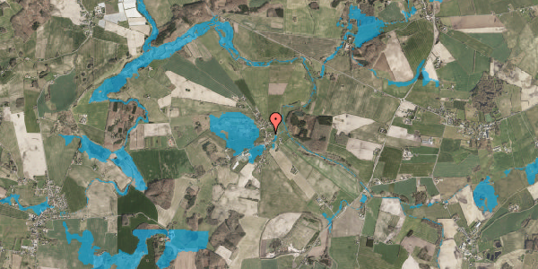Oversvømmelsesrisiko fra vandløb på Nørregade 8, 5672 Broby