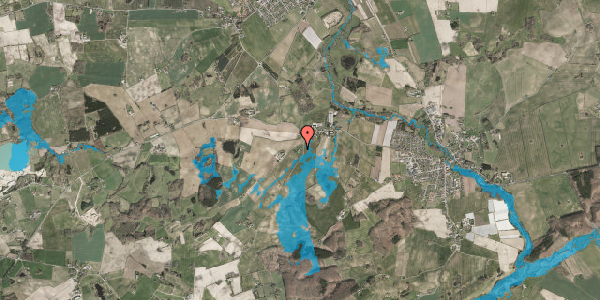 Oversvømmelsesrisiko fra vandløb på Stensbjergvej 8, 5672 Broby