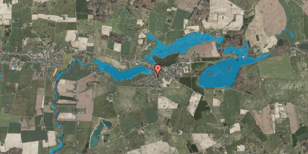Oversvømmelsesrisiko fra vandløb på Kløvermarksvej 10A, 5762 Vester Skerninge