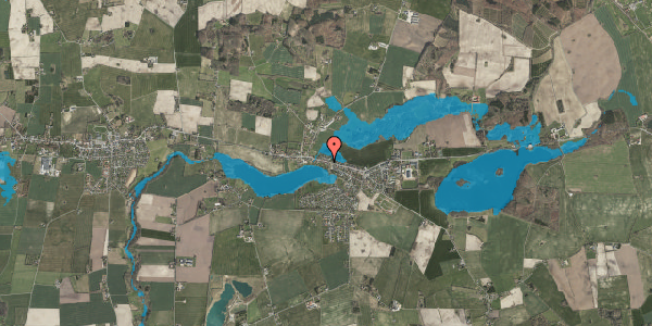 Oversvømmelsesrisiko fra vandløb på Svendborgvej 57, 5762 Vester Skerninge