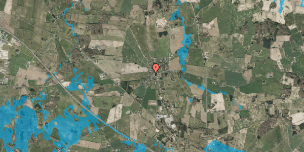 Oversvømmelsesrisiko fra vandløb på Ejbyvej 56, 5463 Harndrup