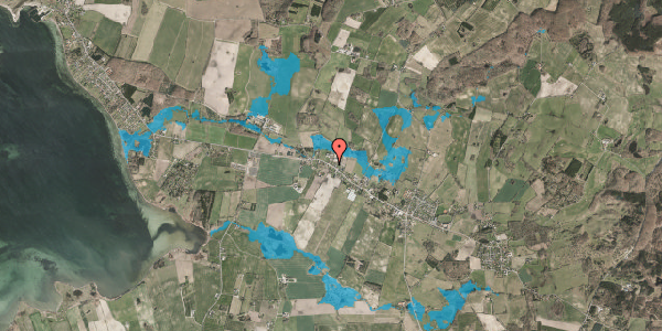 Oversvømmelsesrisiko fra vandløb på Assensvej 314, 5642 Millinge