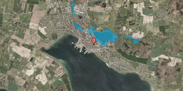 Oversvømmelsesrisiko fra vandløb på Bøjestræde 14, 1. , 5600 Faaborg